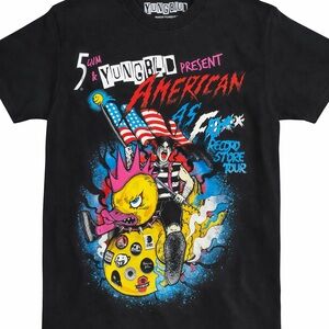 YUNGBLUD x “American as F.. Record Tour” concert T-shirt Merch Sz S